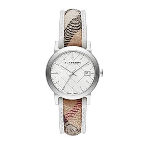 burberry haymarket watch band|Burberry The City Haymarket Women's Silver Watch .